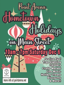 point arena hometown holidays